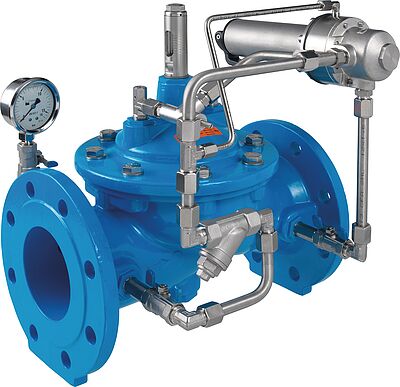 Pressure relief and pressure retention valve DAV