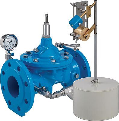 On/Off valve with float control